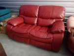 BRAND NEW Reclining Red Loveseat Sofa