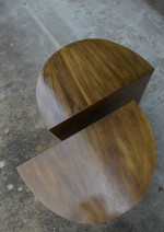 Norman Diekman for Coalesse hard Maple Veneer Occasional Table