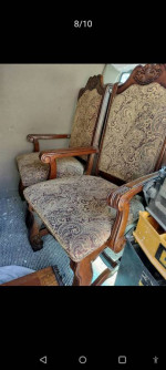 Beautiful table with eight chairs