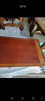 Beautiful table with eight chairs