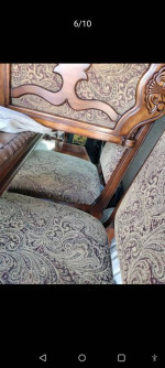 Beautiful table with eight chairs