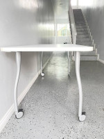 Office Table, work Table, Multi-Purpose Table with wheels
