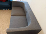 Davis Furniture love seat with table