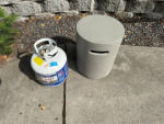 Concrete Tank Cover for Propane Fire Table