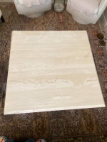 Travertine Marble 43 x 43 coffee table