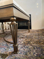 Travertine Marble 43 x 43 coffee table