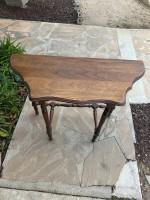 Antique Demilune Console Table