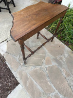 Antique Demilune Console Table