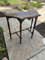 Antique Demilune Console Table