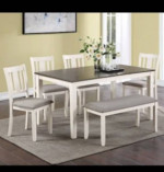6PC DINING TABLE SET BRAND NEW