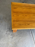 Mission style coffee table - solid oak