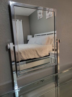 VANITY WITH TABLE, MIRROR AND STOOL BRAND NEW