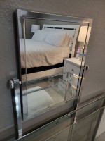 VANITY WITH TABLE, MIRROR AND STOOL BRAND NEW
