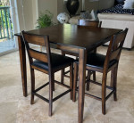 Pier Import Solid Wood High Top table in Excellent Condition.
