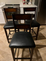 Pier Import Solid Wood High Top table in Excellent Condition.