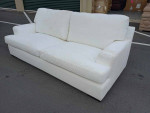 NEW IN BOX Modern Down-Filled Oversized White Sofa