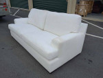 NEW IN BOX Modern Down-Filled Oversized White Sofa