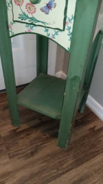 Simple farm house style side table with drawer