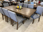 Brand New 9 Piece Extension Dining Table Set With Leaf