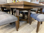 Brand New 9 Piece Extension Dining Table Set With Leaf