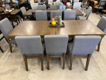 Brand New 9 Piece Extension Dining Table Set With Leaf