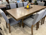 Brand New 9 Piece Extension Dining Table Set With Leaf