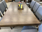 Brand New 9 Piece Extension Dining Table Set With Leaf