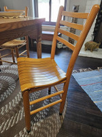 Oak Dining Table & Chairs