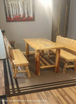 Log Table/Log Benches/Rug