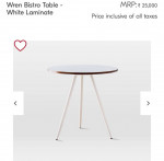 West Elm Wren Bistro Table