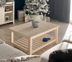 Rachelli 42” Solid Wood Coffee Table