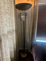 Matching floor and table lamp set