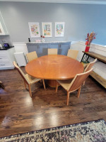 Designer Danish Table and chairs.