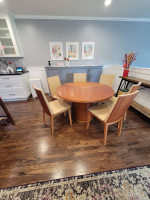 Designer Danish Table and chairs.