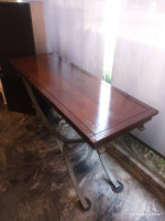 Distressed Hardwood Entryway Console Sofa Table