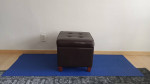 Misc: Lamps, coffee table, ottoman, Bookshelf