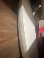 CB2 Ivory Concrete Dining Table
