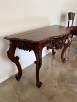 Traditional Ralph Lauren FrenCh carved wood console Credenza table