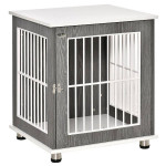 Dog Crate, Dog Kennel, End Table, PawHut, Animal Cage