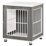 Dog Crate, Dog Kennel, End Table, PawHut, Animal Cage