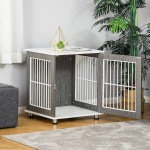 Dog Crate, Dog Kennel, End Table, PawHut, Animal Cage