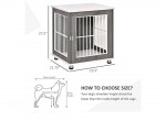 Dog Crate, Dog Kennel, End Table, PawHut, Animal Cage