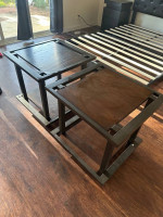 Matching coffee table and side tables