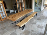 Cypress Slab Dining table