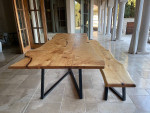 Cypress Slab Dining table
