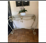 Console table with matching mirror & sconces (5 pieces)