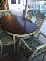 Dining room table and chairs
