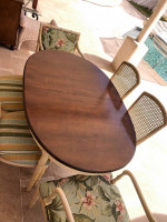 Dining room table and chairs