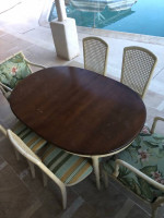 Dining room table and chairs