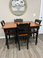 Table and 4 chairs